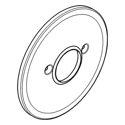 Grohe Rosette, Farbe silberfarben Bild 2