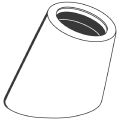 Grohe Kupplungsstück, für Handbrause 3-L-Wannenkombination, Farbe silberfarben Bild 3