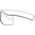 Grohe Hebel 46490, für Tenso Einhandmischer Waschtisch / Bidet, Farbe silberfarben Bild 2