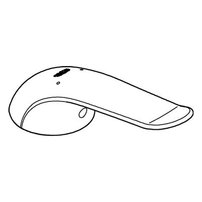 Grohe Hebel, für Euröco Special Einhand- Waschtischbatterie, Metall, 120 mm, Farbe silberfarben Bild 2