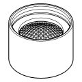 Grohe Strahlregler, mit Innengewinde, M, ohne Durchflussbegrenzung, 22 x 1 mm, Farbe silberfarben Bild 3