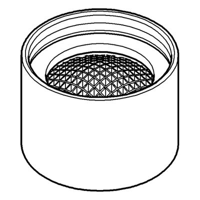 Grohe Strahlregler, mit Innengewinde, M22 x 1, ohne Durchflussbegrenzung, Farbe silberfarben Bild 3