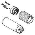 Grohe Verlängerung, 25 mm, für UP-Universal-Einbaukörper, Farbe silberfarben Bild 3