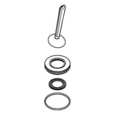 Grohe Hebel aus Metall, für Eurodisc Joy, Farbe silberfarben Bild 2