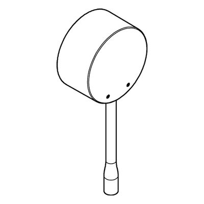 Grohe Hebel, Farbe silberfarben Bild 2