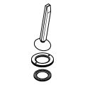 Grohe Hebel aus Metall für Eurocube Joy Waschtisch-/Bidetbatterie, Farbe silberfarben Bild 2