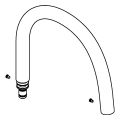 Grohe Brauseschlauch GrohFlexx Küche aus Santopren, Concetto, schwarz / softfeeling, Farbe Schwarz Matt Bild 2