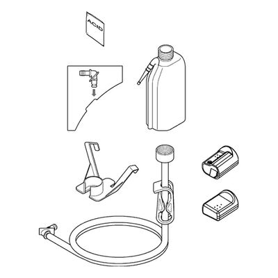 Grohe Entkalkungsset 46978_1, für Sensia Arena Dusch-WC, Farbe weiß Bild 2