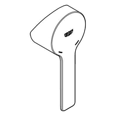 Grohe Hebel, Farbe silberfarben Bild 2