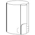 Grohe Absperrgriff, für Aquadimmer Tenso THM Wannenbatterie, Farbe silberfarben Bild 2