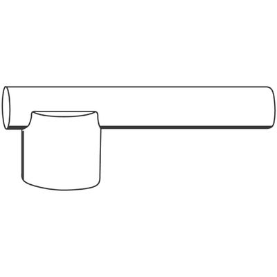 Grohe Griff, für Atrio Jota THM Wanne / Brause, Farbe silberfarben Bild 2