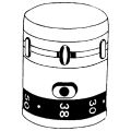 Grohe Temperaturwaehlgriff für Thermostatbatterien, Chiara, chrom / mattchromom, Farbe chrom/mattchromom Bild 2