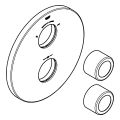 Grohe Grohtherm Rosette für Grotherm Thermostat-Set, Durchmesser verdeckte Befestigung, Fast-Fixation, 210 mm, Farbe silberfarben Bild 2