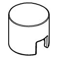 Grohe Abdeckkappe, für Grohtherm 1000 Griffe, 2 Stück, Farbe silberfarben Bild 2