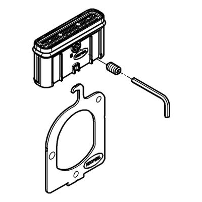 Grohe Mousseur, mit Demontageschlüssel, Durchflussklasse C, 30 l/min. bei 3 bar Bild 3