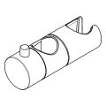 Grohe Gleitelement, für Brausestangen, mit Durchmesser 24.7 mm, hard graphite gebürstet, Farbe hard graphite Bild 2