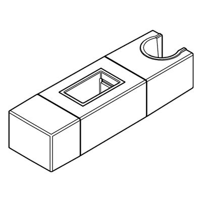 Grohe Gleitelement für Euphoria Cube / XXL Brausestangen und Duschsysteme, Farbe chrom Bild 2