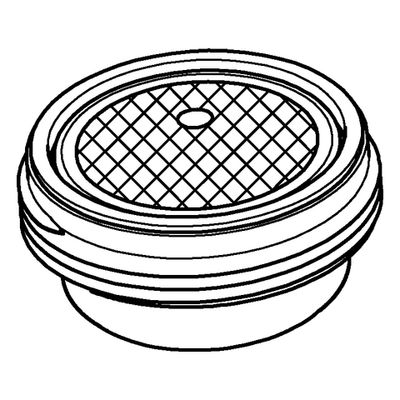 Grohe Strahlregler, mit Aussengewinde, M24 x 1, Durchflussklasse A, Münzschlitz Bild 2