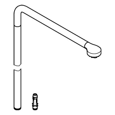 Grohe Brauserohr Euphoria SmartControl 125 cm, für 26507/26508, Farbe silberfarben Bild 3