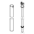 Grohe Euphoria Ersatzrohr, für Duschsysteme, 15 cm kürzer als Originalrohr, chrom, Farbe hochglanz Bild 3