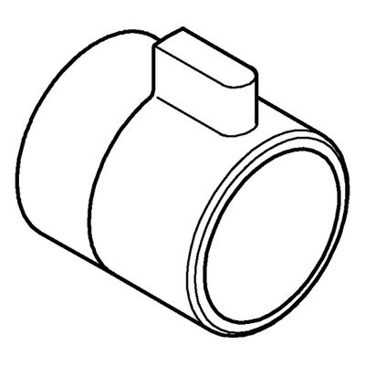Grohe Absperrgriff, für Thermostat-Fertigmontageset, Farbe silberfarben Bild 2