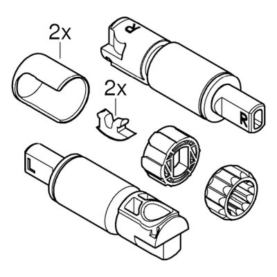 Grohe Stossdaempfer, für Cube Ceramic WC-Sitz SoftClose, Farbe grau Bild 2