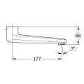 Grohe Gussauslauf 13270, Farbe silberfarben Bild 2
