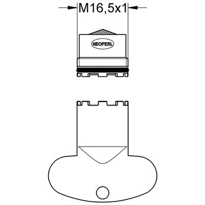 Grohe Mousseur, für Essence WT-Batterie, Farbe silberfarben Bild 2