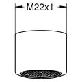 Grohe Grohe Red Mousseur Red, M IG,7.5-9.0 l/min. bei 3 bar, 22 x 1 mm, Farbe silberfarben Bild 2