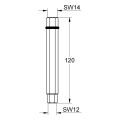 Grohe Steckschlüssel (Sechskant-Stift schlüssel), SW 12/14 mm, Länge 120 mm Bild 2