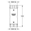 Grohe Steckschlüssel 32/34 mm Bild 2