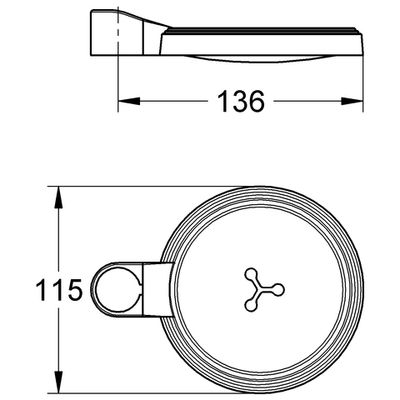 Grohe Seifenschale, Farbe transparent Bild 2