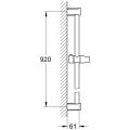 Grohe Brausestange Tempesta Cosmopolitan 900 mm, Farbe silberfarben Bild 4