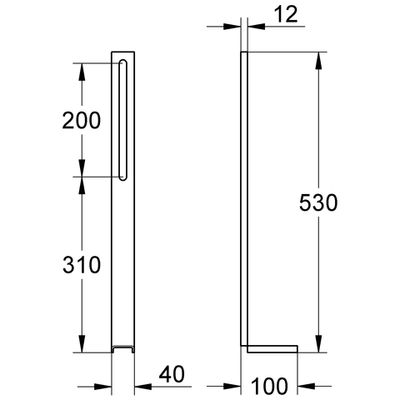 Grohe Tragestützen Uniset passend, für WC und Bidet 2 Stück Bild 2