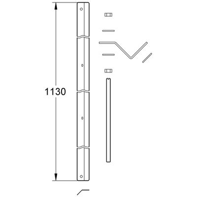 Grohe Eckmontageset Rapid SL 38562_1, für WC, Bidet, Waschtisch und Urinal Bild 2