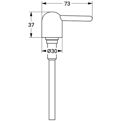 Grohe Pumpvorrichtung, für Seifenspender, Farbe silberfarben Bild 2