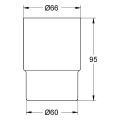 Grohe Glas Essentials passend, für Halter Essentials, Essentials Cube/- Authentic, Farbe grau Bild 2