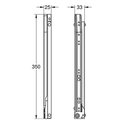 Grohe Umrüstset, für Mülltrennsystem-Auszugsplatte, Farbe blau Bild 2