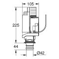 Grohe Ablaufventil AV1 komplett Bild 3