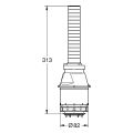 Grohe Servo-Ablaufventil komplett, ohne Hebel, unterbrechbar Bild 2