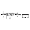 Grohe Verlängerungsset 80 mm für Unterputz-Ventile Bild 2