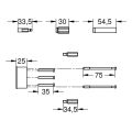 Grohe Verlängerungs-Set zu UP-Armaturen 1/2" 25 mm Bild 2