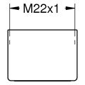Grohe Strahlregler, mit Innengewinde, M, ohne Durchflussbegrenzung, 22 x 1 mm, Farbe silberfarben Bild 2