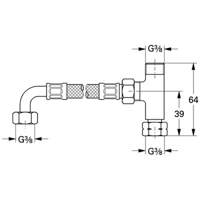 Grohe Anschluss-Set, für Grohtherm Micro Bild 3