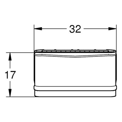 Grohe Mousseur, mit Demontageschlüssel, Durchflussklasse C, 30 l/min. bei 3 bar Bild 2