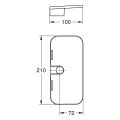 Grohe Rainshower Seifenschale, für Rainshowe SmartActive Brausestangen, Farbe hochglanz Bild 2