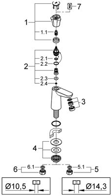 Grohe Standventil Costa 20186_1, DN 15, Farbe chrom Bild 2