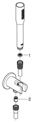 Grohe Brausegarnitur Euphoria Cosmopolitan Stick, eigensicher, Farbe chrom Bild 2