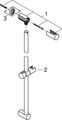 Grohe Brausestange Tempesta Cosmopolitan 900 mm, Farbe silberfarben Bild 3