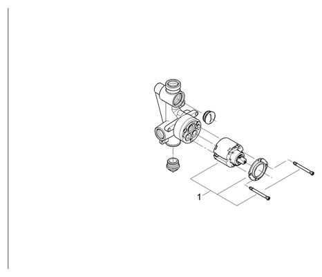 Grohe Einhand-UP-Universal Einbaukörper, für Wanne und Brause, DN 15 Bild 2